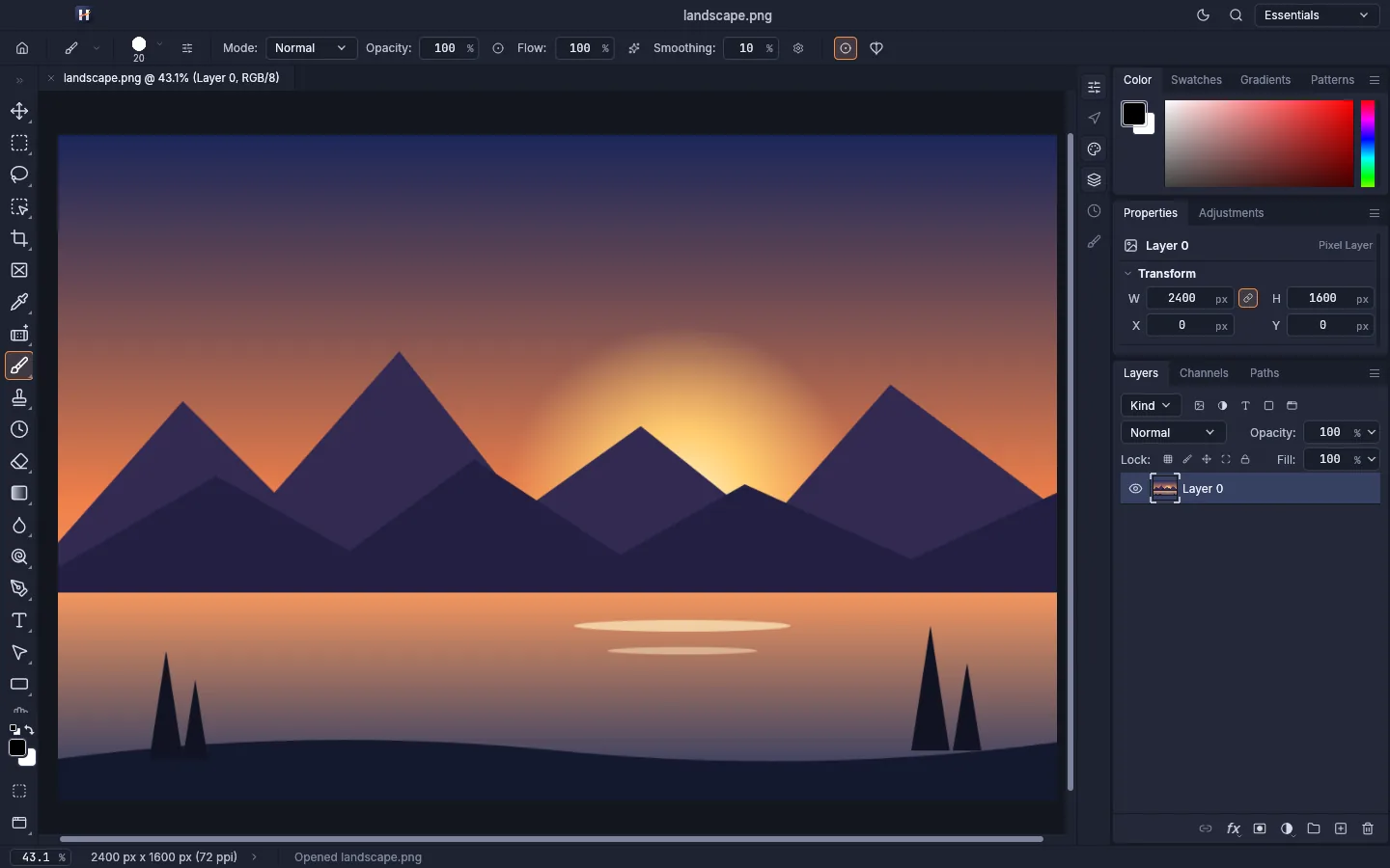 Giao diện HiepPhotoShop trên macOS: chỉnh sửa ảnh